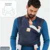 Écharpe de portage tricot-slen bio black