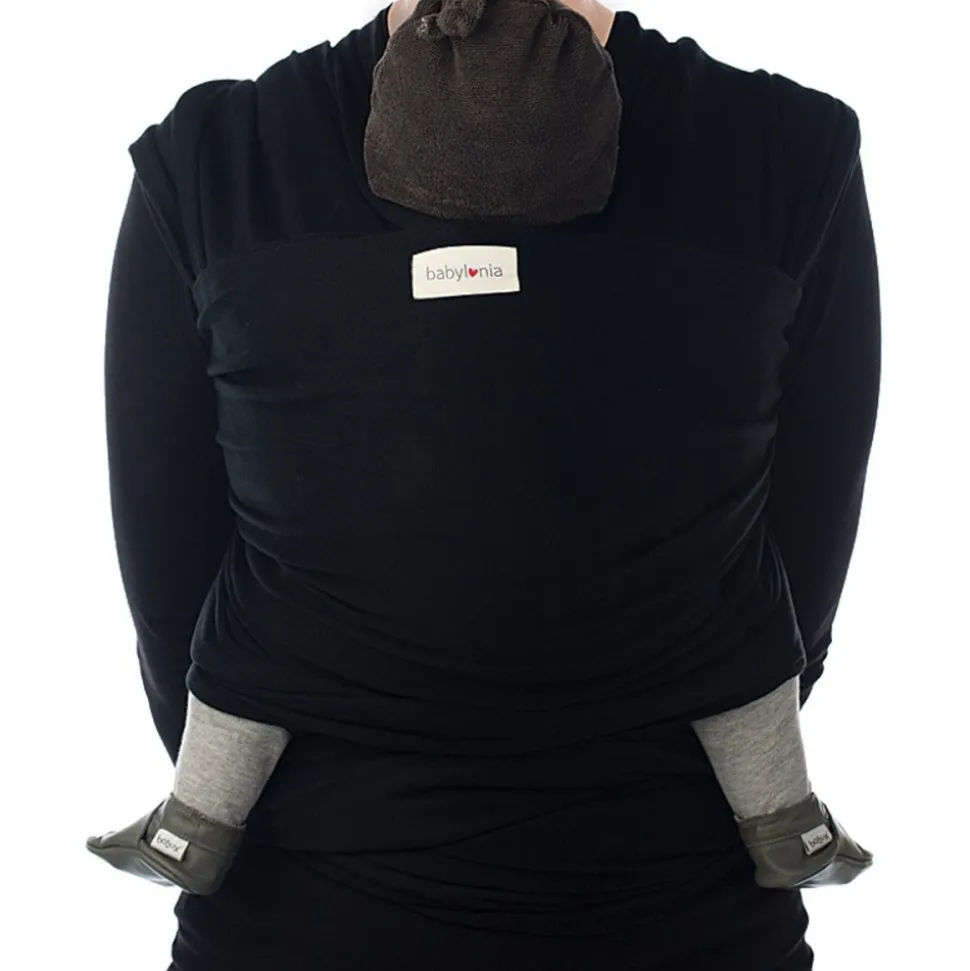Écharpe de portage tricot-slen bio black
