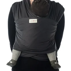 Écharpe de portage tricot-slen bio dark grey