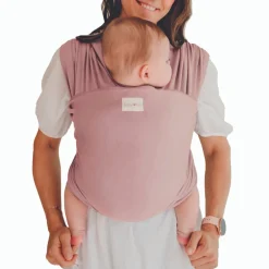 Écharpe de portage tricot-slen bio soft pink
