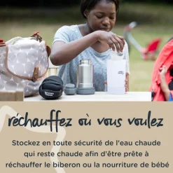 Chauffe biberon et petits pots de voyage