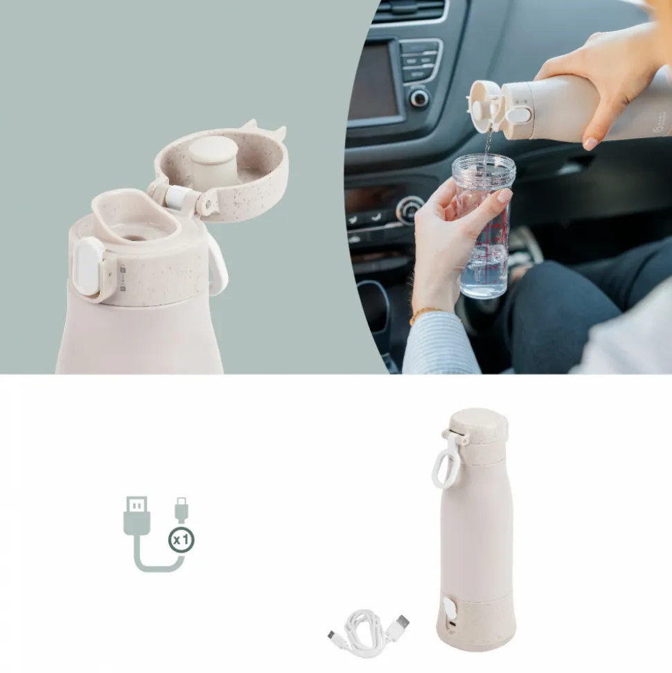 Chauffe biberon nomade moov and feed minéral beige