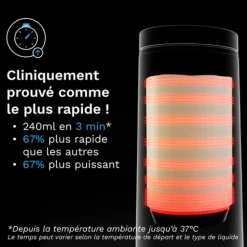 Chauffe biberon nomade superfast portable bottle warmer noir