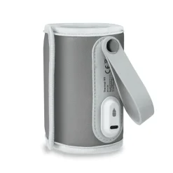 Chauffe biberon nomade thermup go grey silver