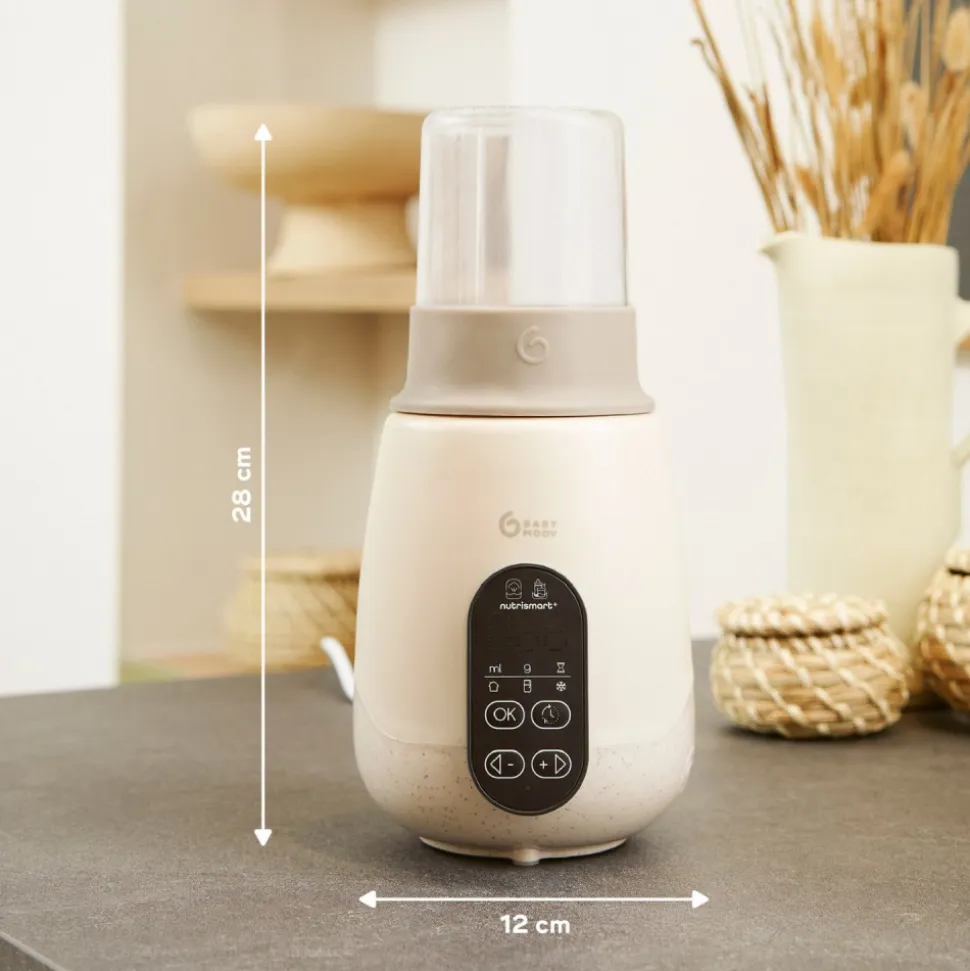 Chauffe biberon stérilisateur nomade nutrismart+ mineral beige