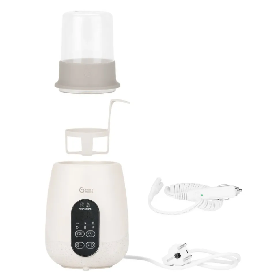 Chauffe biberon stérilisateur nomade nutrismart+ mineral beige