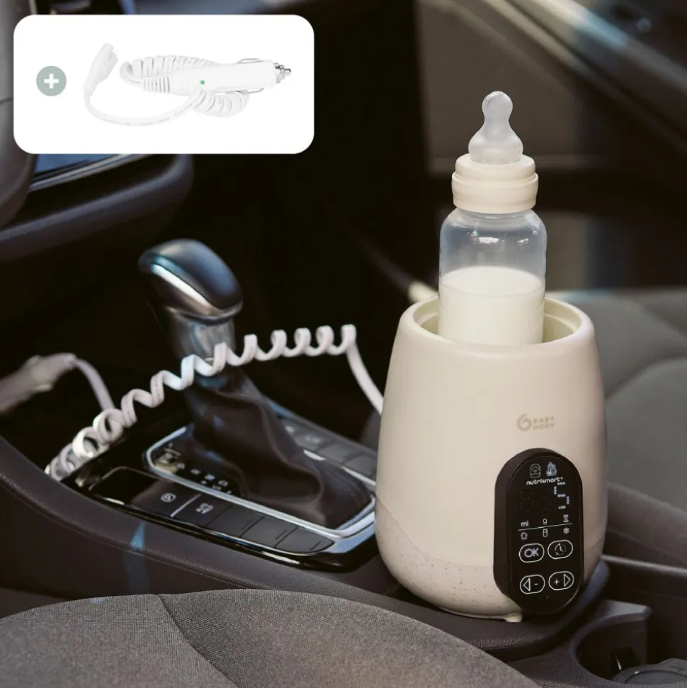 Chauffe biberon stérilisateur nomade nutrismart+ mineral beige