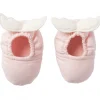Chaussons ailes d'ange 0-6 mois blush et écru
