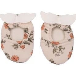 Chaussons ailes d'ange 0-6 mois imprimé fleurs