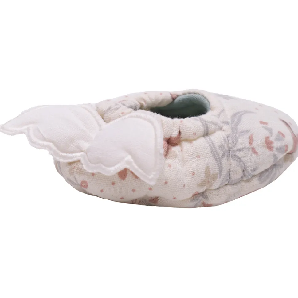 Chaussons ailes d'ange 0-6 mois imprimé jardin enchanté