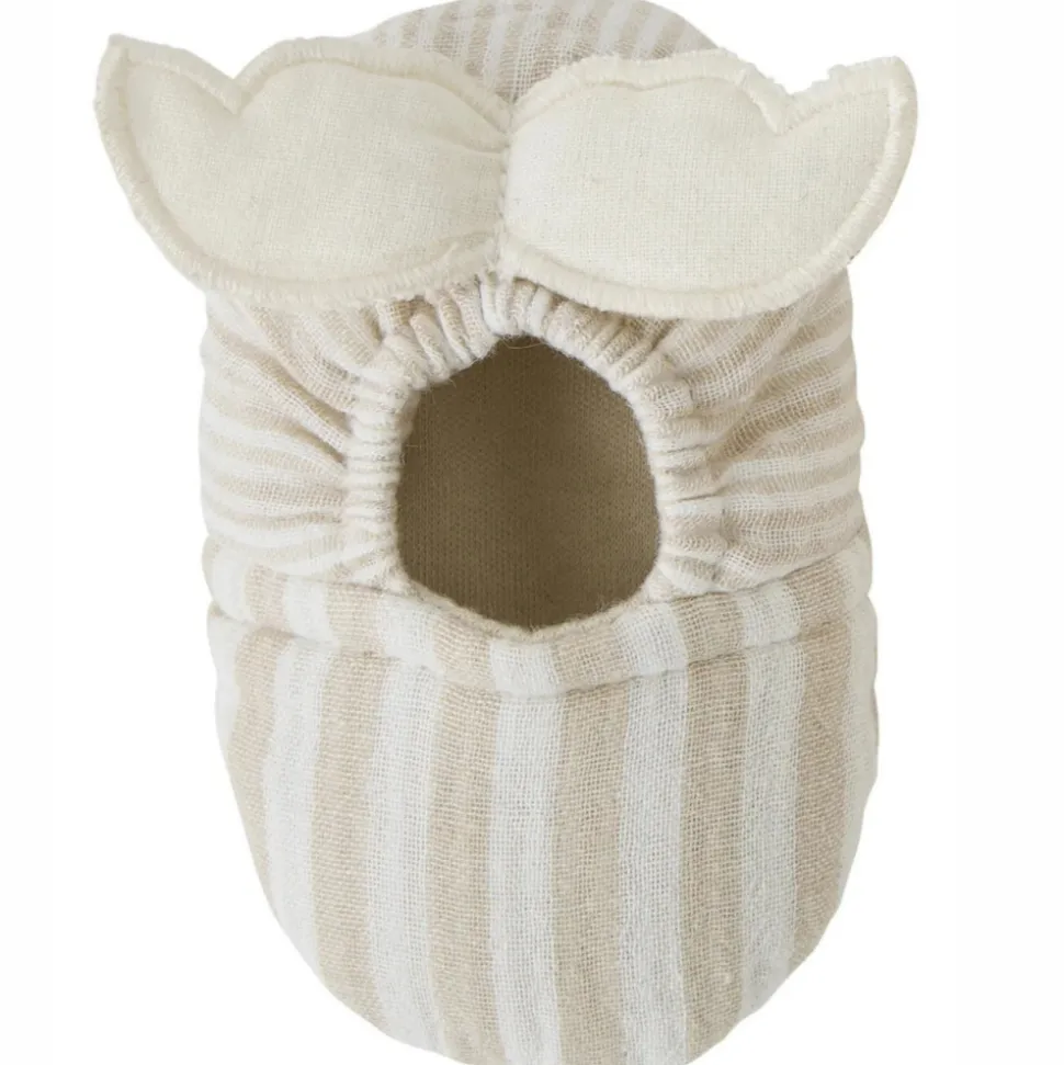 Chaussons avec ailes d'ange 0-6 mois rayé galet