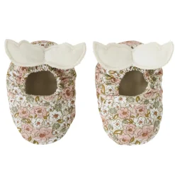 Chaussons avec ailes d'ange 0-6 mois imprimé liberty