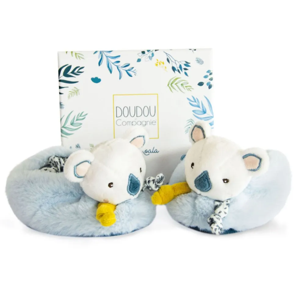 Chaussons avec hochet 0-6 mois yoca le koala
