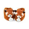 Chaussons avec hochet pour bébé unicef panda roux