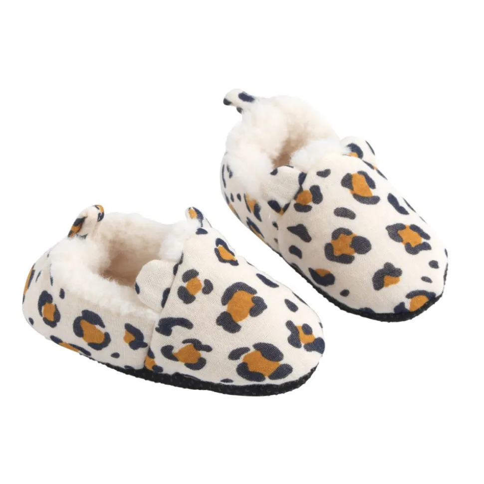 Chaussons bébé 0-6 mois léopard
