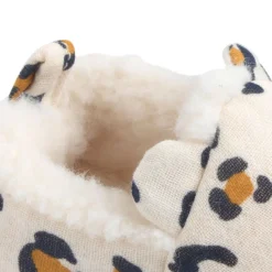 Chaussons bébé 0-6 mois léopard
