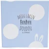 Chaussons 0-6 mois lapin bonbon bleu