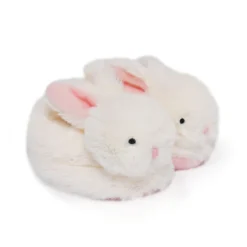Chaussons 0-6 mois lapin bonbon rose