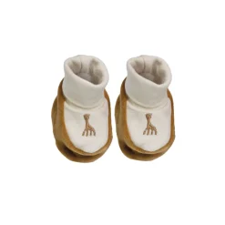 Chaussons sophie la girafe 0/1 mois camel
