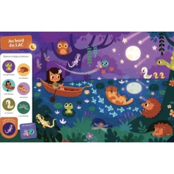 Cherche et trouve des tout-petits - qui brille dans la nuit