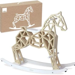 Cheval à bascule en bois diamant