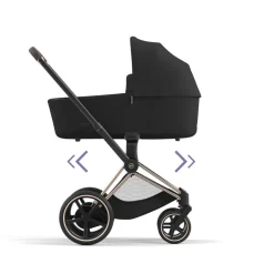 Châssis de poussette électrique e-priam 2 rose gold