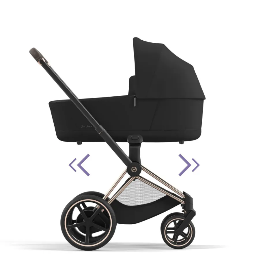 Châssis de poussette électrique e-priam 2 rose gold