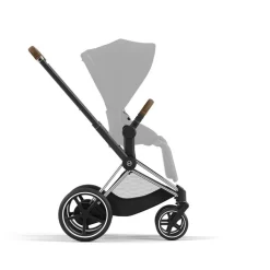 Châssis de poussette électrique e-priam 2 chrome brown