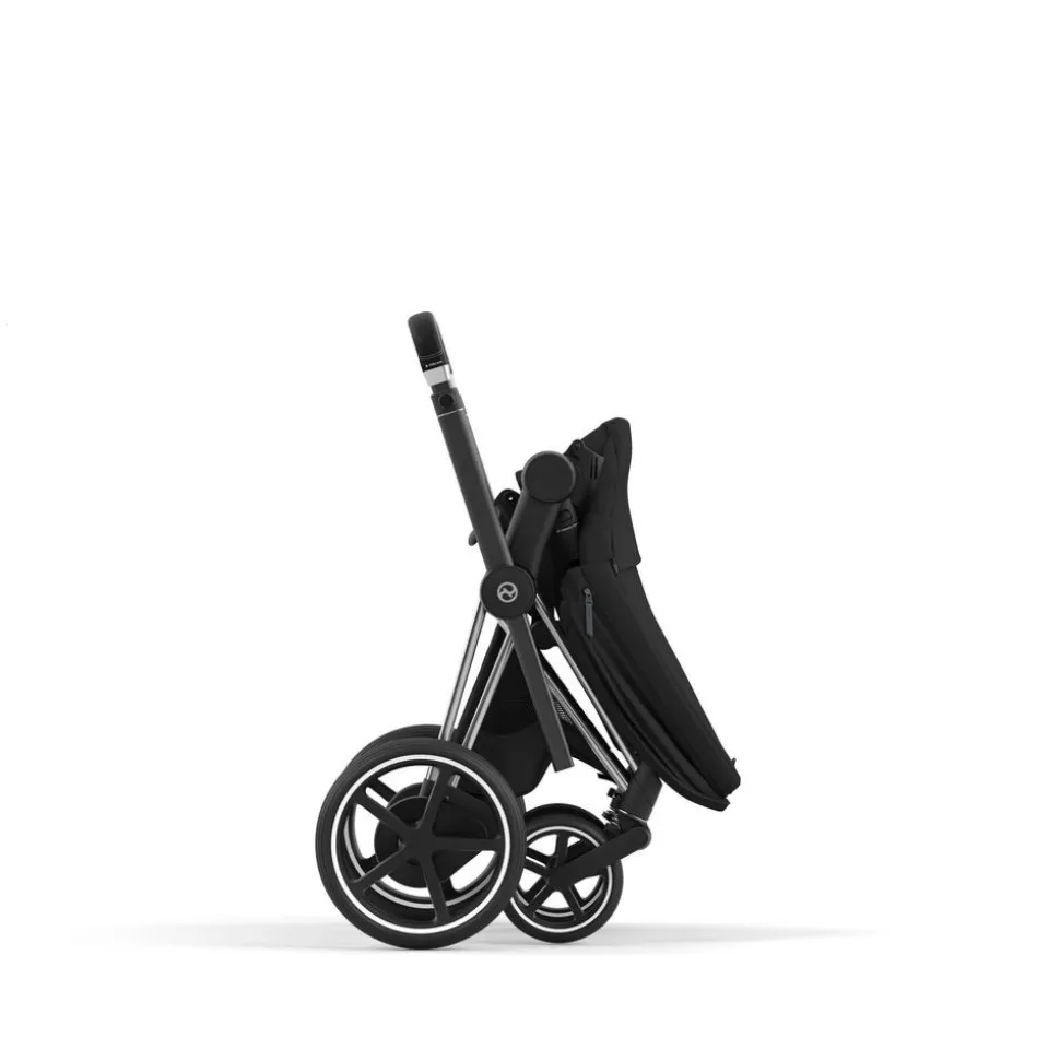 Châssis de poussette électrique e-priam 2 chrome black