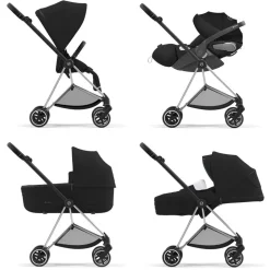 Châssis de poussette mios 3 chrome black