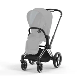 Châssis de poussette priam 4 chrome black