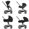 Châssis de poussette priam 4 chrome brown