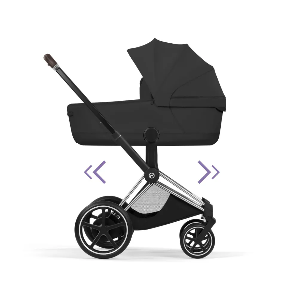 Châssis poussette électrique e-priam 3 chrome