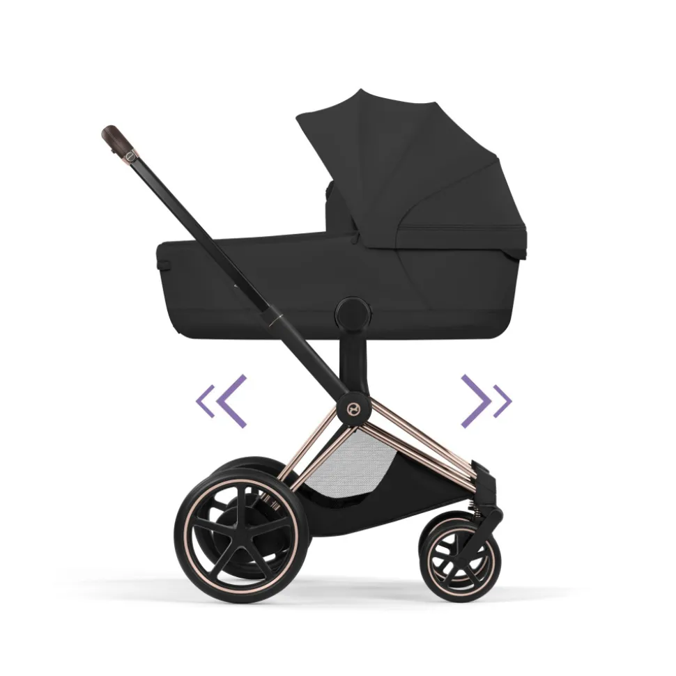 Châssis poussette électrique e-priam 3 rosegold