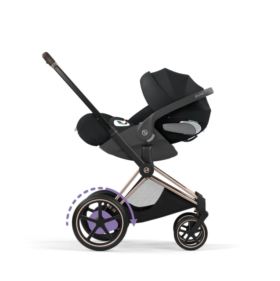 Châssis poussette électrique e-priam 3 rosegold