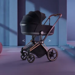 Châssis poussette électrique e-priam 3 matt black