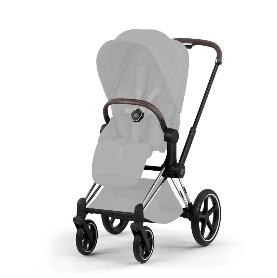Châssis poussette priam 5 chrome