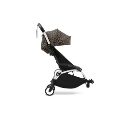 Châssis yoyo 3 connect blanc avec assise pack 6+ leopard - wild collection