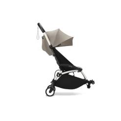 Châssis yoyo 3 connect blanc avec assise pack 6+ taupe