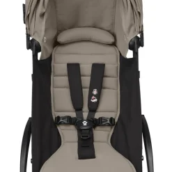 Châssis yoyo 3 connect blanc avec assise pack 6+ taupe