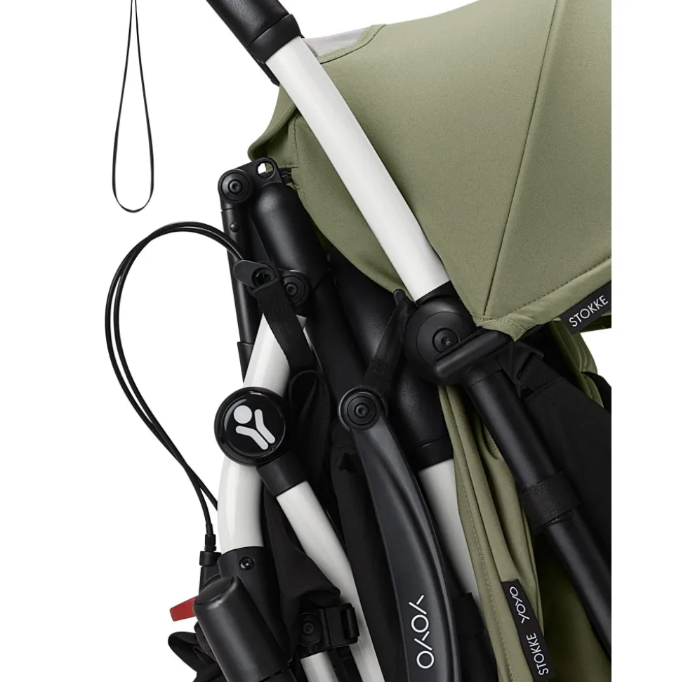 Châssis yoyo 3 connect blanc avec assise pack 6+ taupe