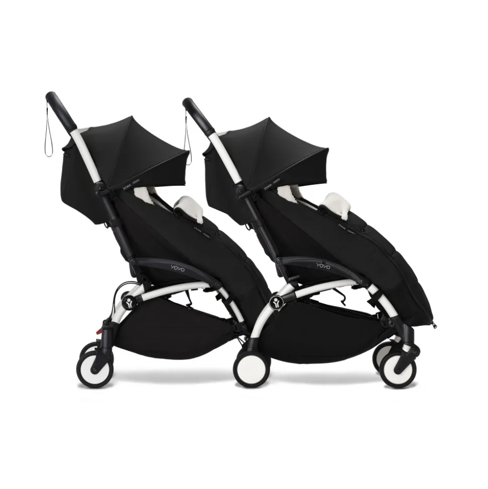 Châssis yoyo 3 connect blanc avec assise pack 6+ noir