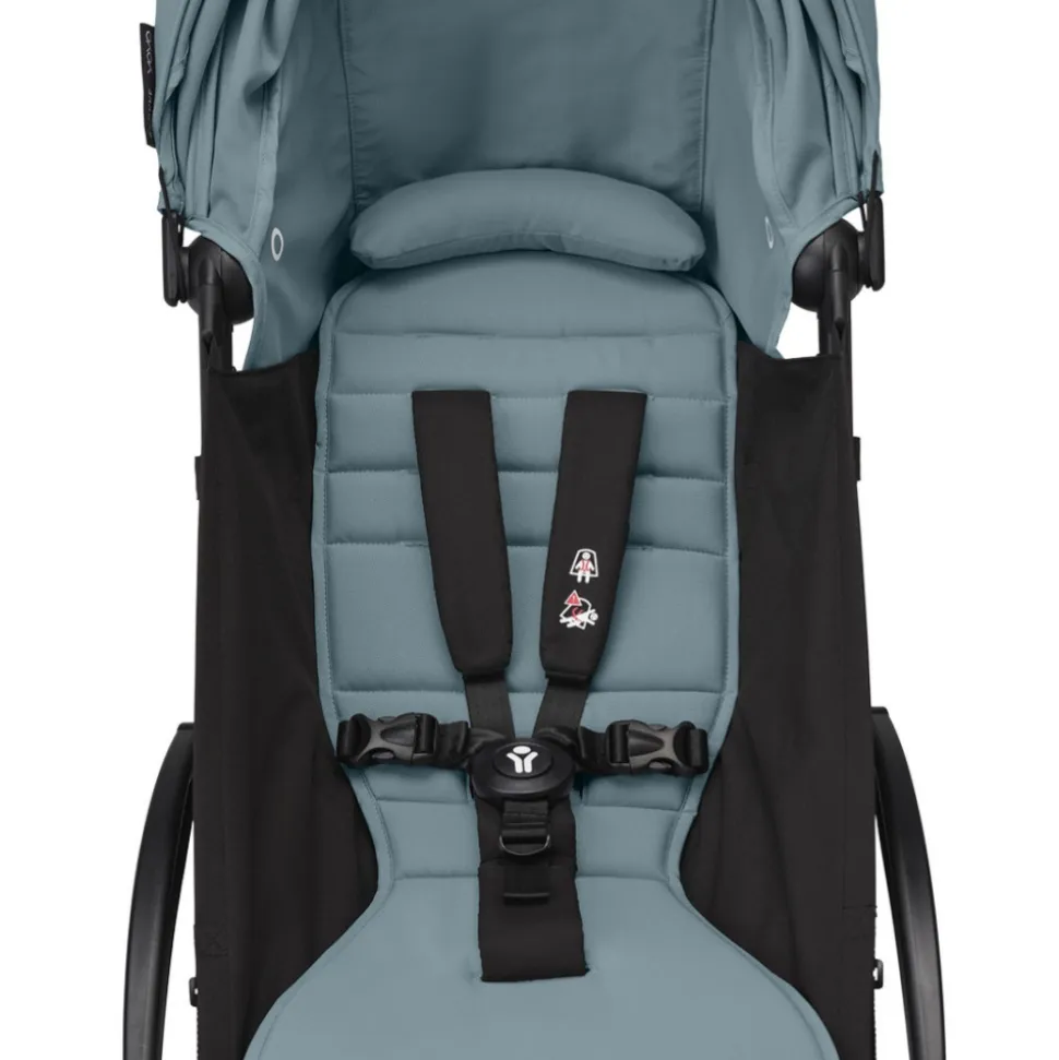 Châssis yoyo 3 connect blanc avec assise pack 6+ aqua