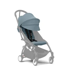 Châssis yoyo 3 connect blanc avec assise pack 6+ aqua