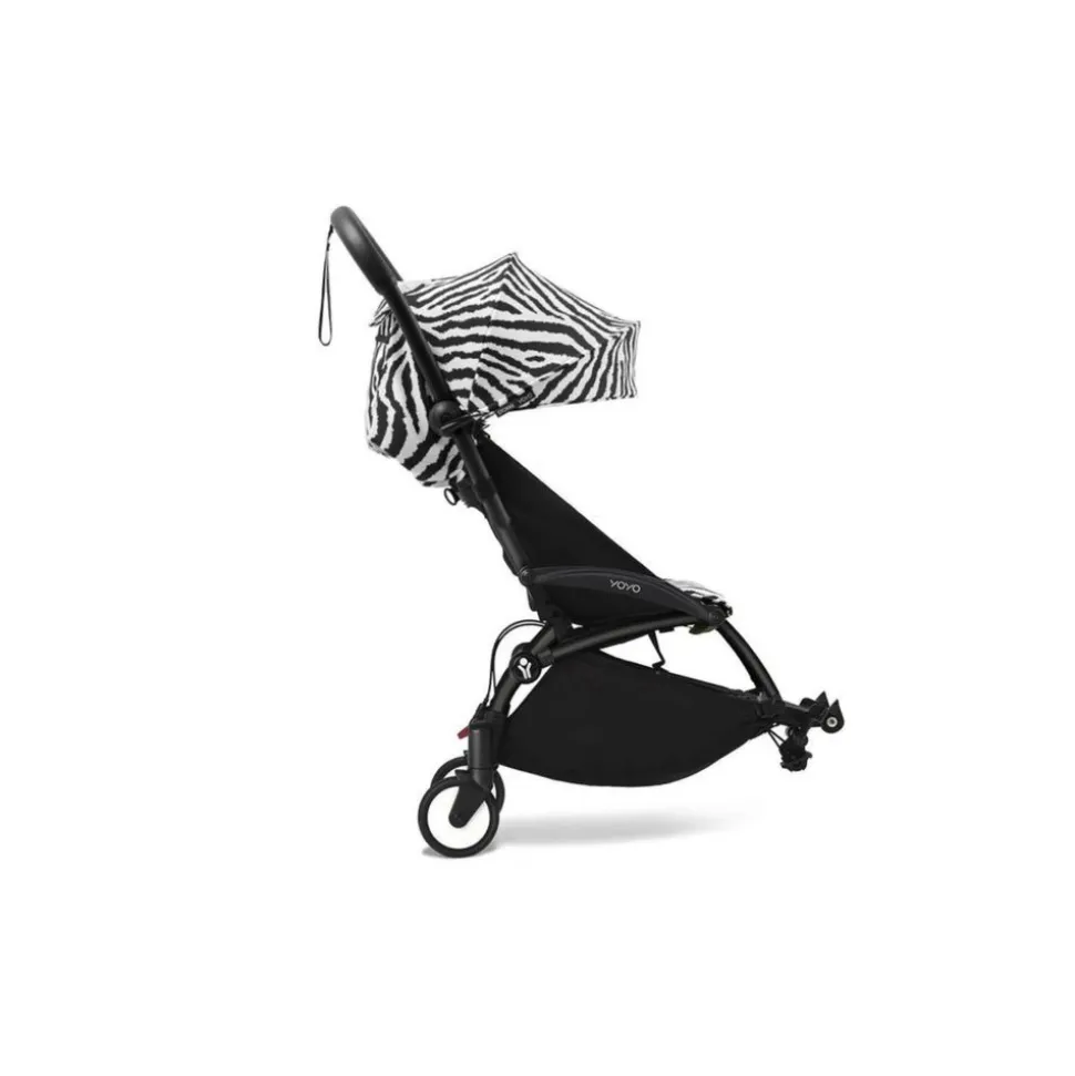 Châssis yoyo 3 connect noir avec assise pack 6+ zebra - wild collection