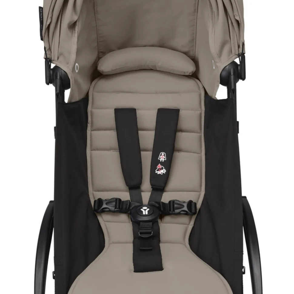 Châssis yoyo 3 connect noir avec assise pack 6+ taupe