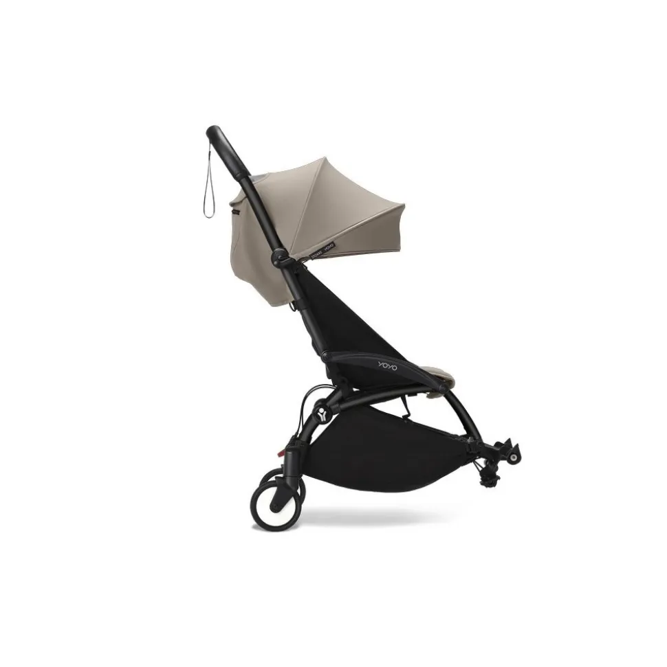 Châssis yoyo 3 connect noir avec assise pack 6+ taupe
