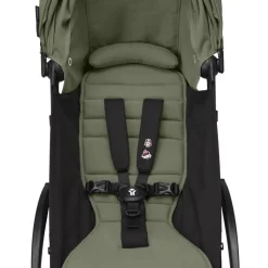 Châssis yoyo 3 connect noir avec assise pack 6+ olive