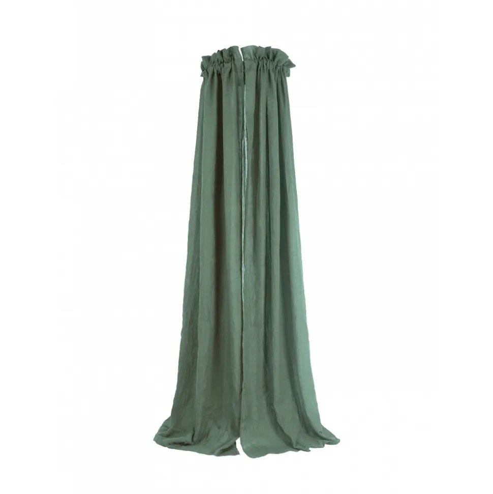 Ciel de lit vintage 155 cm ash green