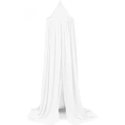 Ciel de lit vintage 245 cm blanc